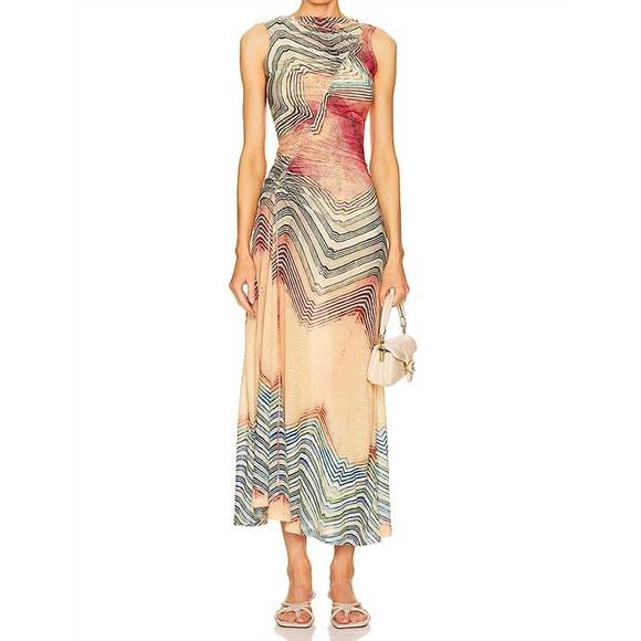 NEW ULLA JOHNSON natalia dress in crystal opal - Picture 1 of 3